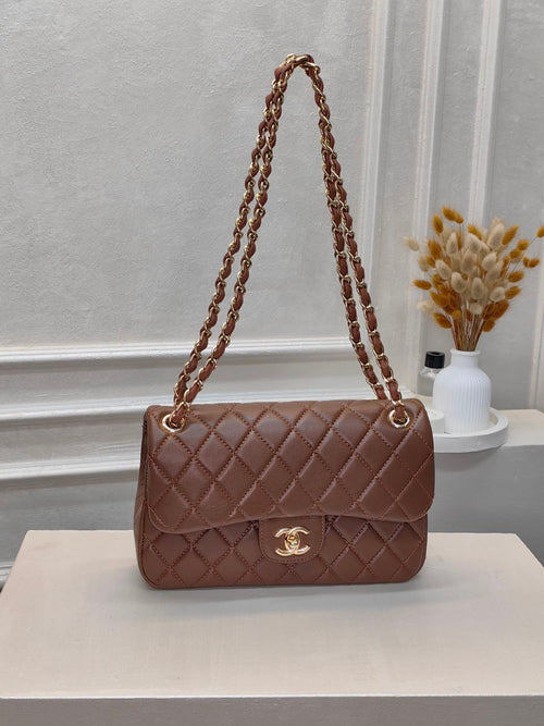 Chanel Classic Medium Double Flap Marron