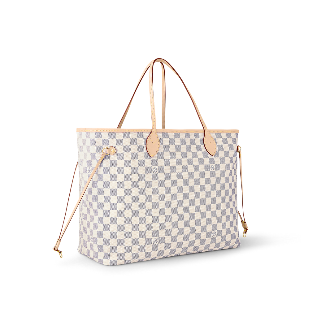 Louis Vuitton Neverfull GM Tote – Damier Azur & Rose Ballerine