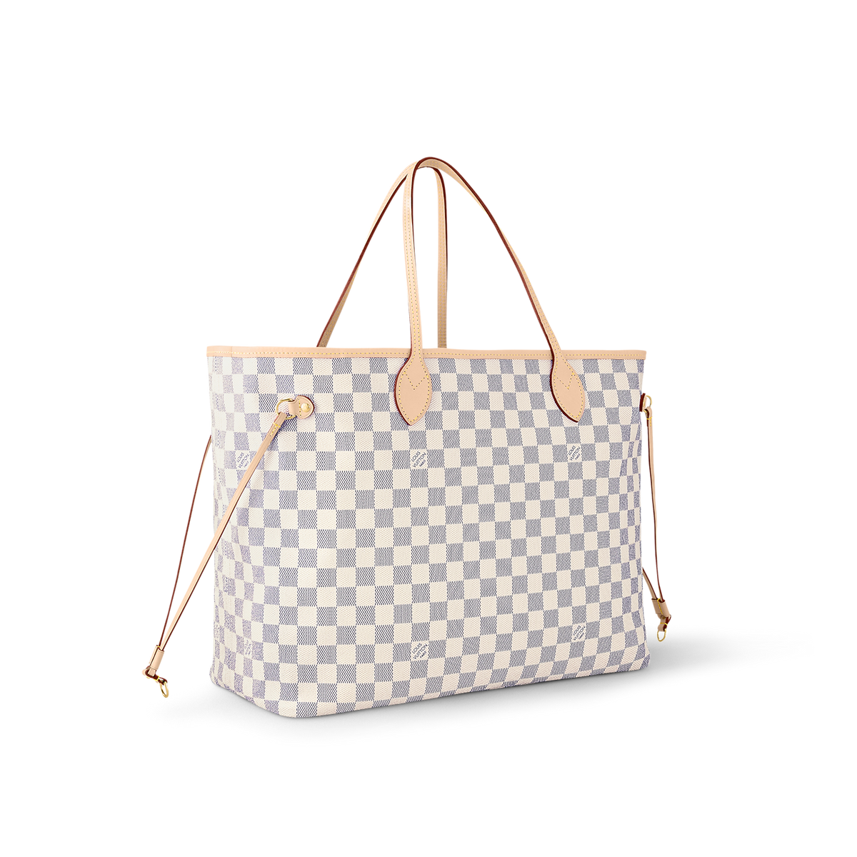 Louis Vuitton Neverfull GM Tote – Damier Azur & Rose Ballerine