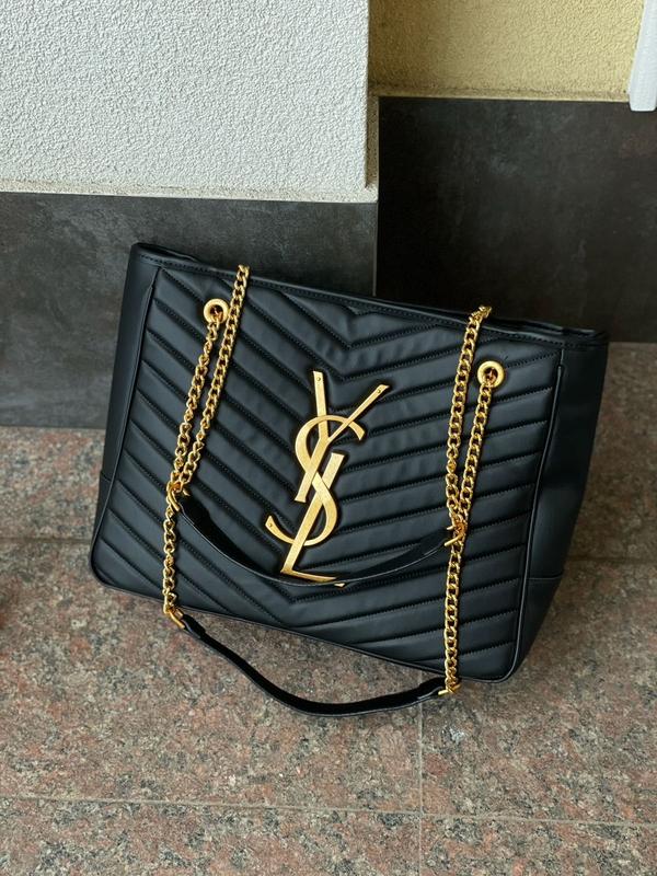 Saint Laurent Big Puffer Bag Gold Chain – Sac Matelassé Luxe