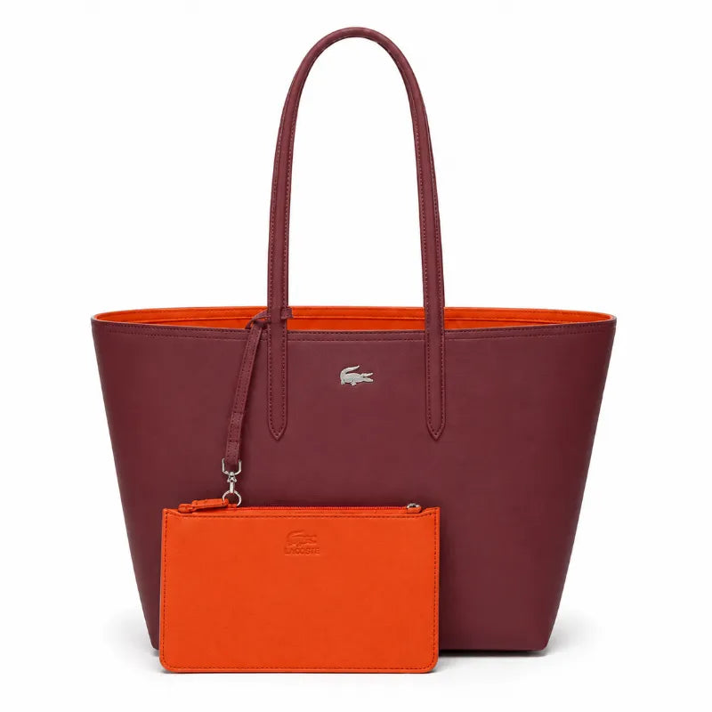 Sac Cabas Lacoste Anna Bicolore – Sac Réversible Femme