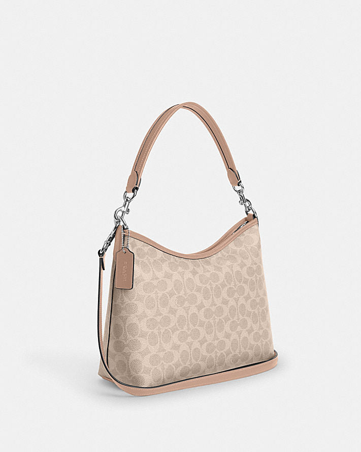 Coach Laurel Shoulder Bag In Signature Canvas – Sac à Épaule Chic & Intemporel