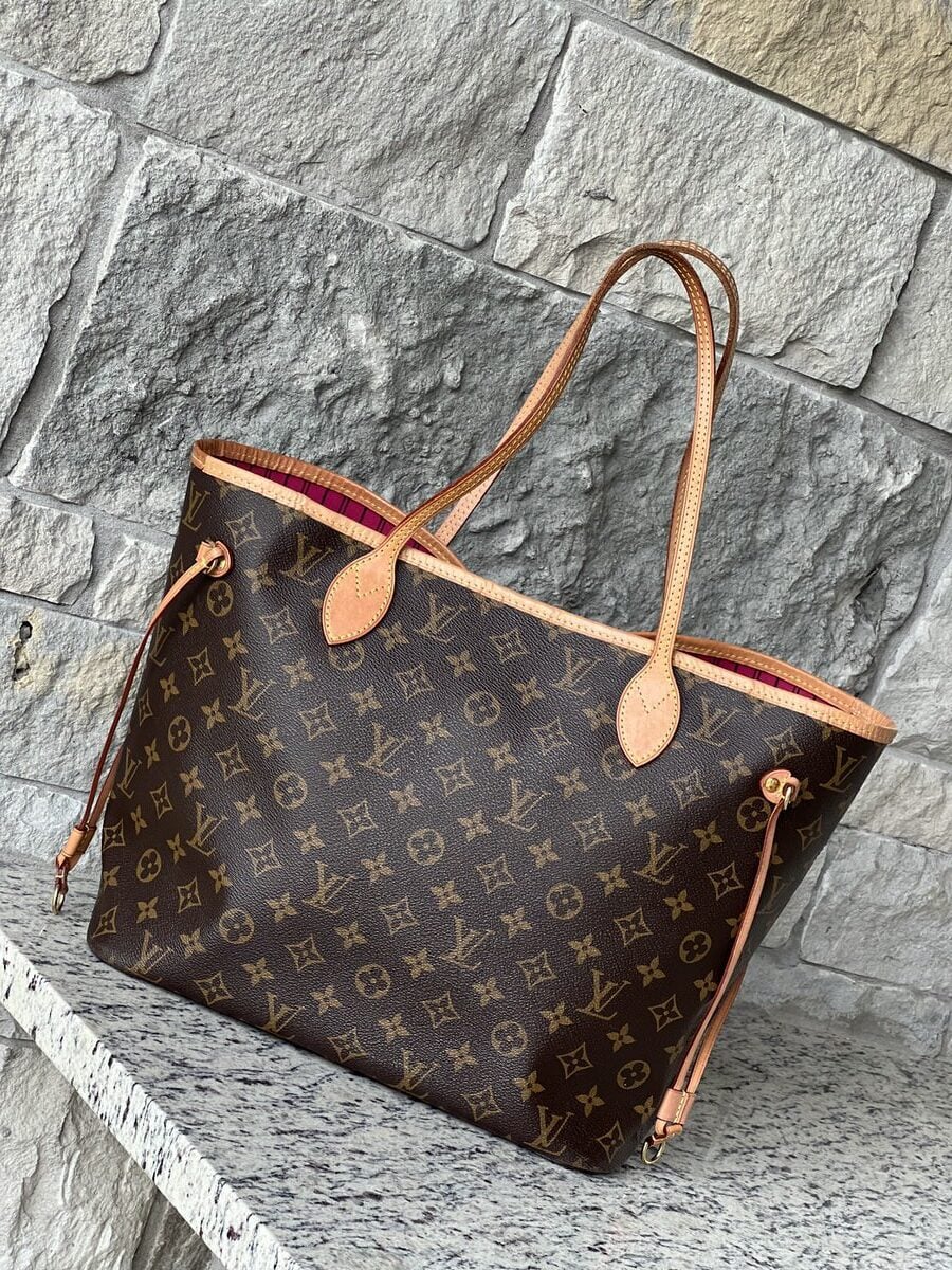 Louis Vuitton Neverfull MM With Pouch – Monogram Pivoine