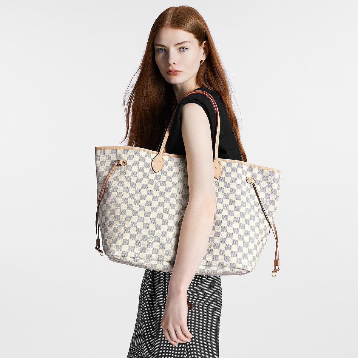 Louis Vuitton Neverfull GM Tote – Damier Azur & Rose Ballerine