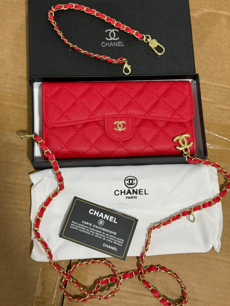 CHANEL Leather Wallets – Portefeuille en Cuir Femme
