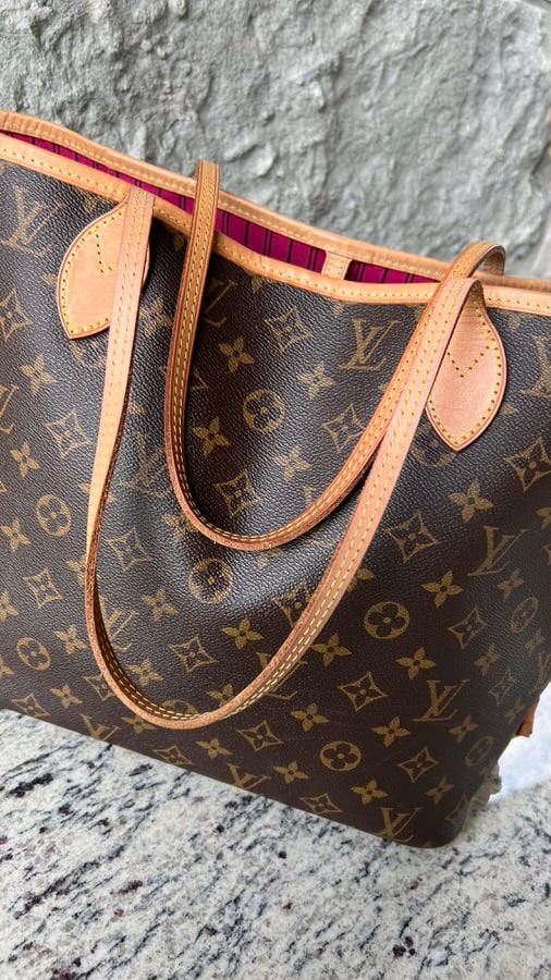 Louis Vuitton Neverfull MM With Pouch – Monogram Pivoine