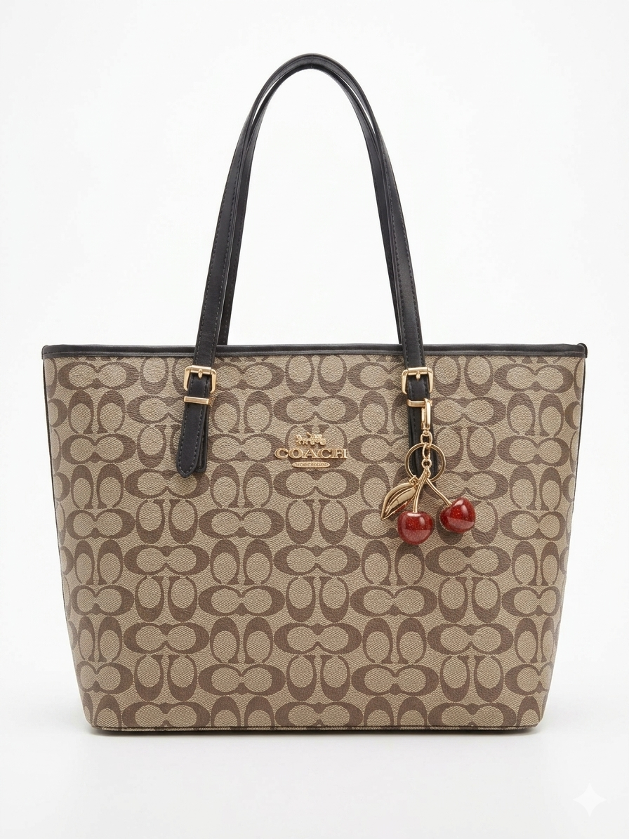 Coach City Tote Bag In Signature Canvas – Sac Cabas Élégant & Pratique