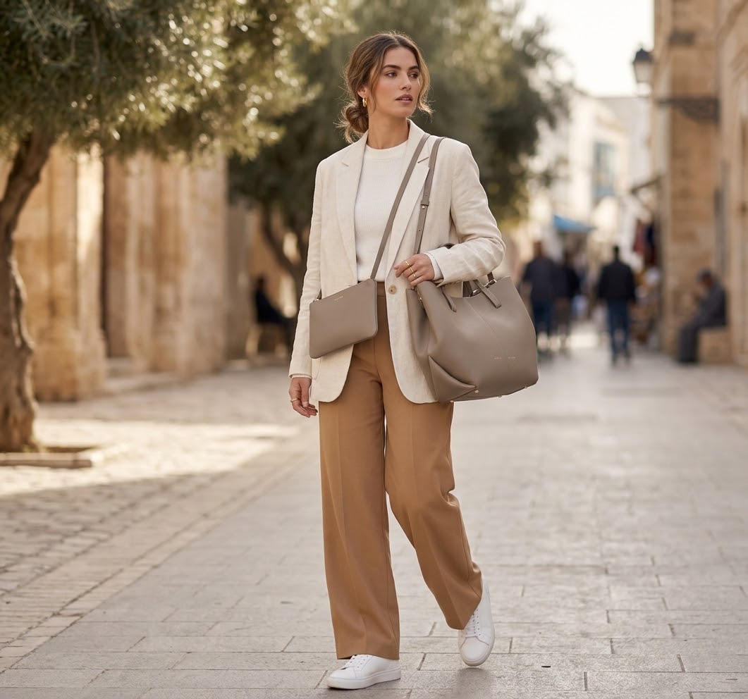 Polène Cyme Tote Bag – Sac Cabas Femme Élégant & Iconique