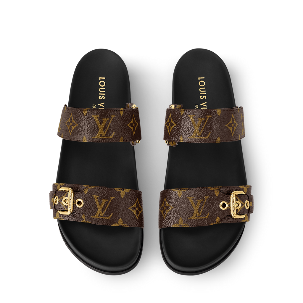 Louis Vuitton Bom Dia Flat Comfort Mule – Sandales Luxe & Confort