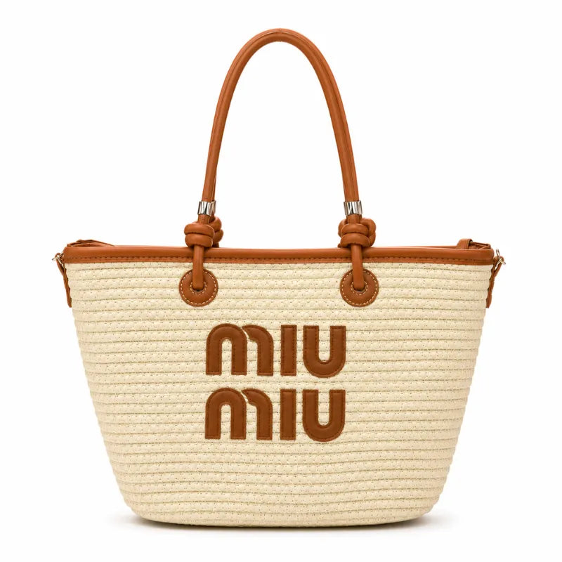 MIU MIU Palmito Tote Bag – Sac Tote Chic & Estival