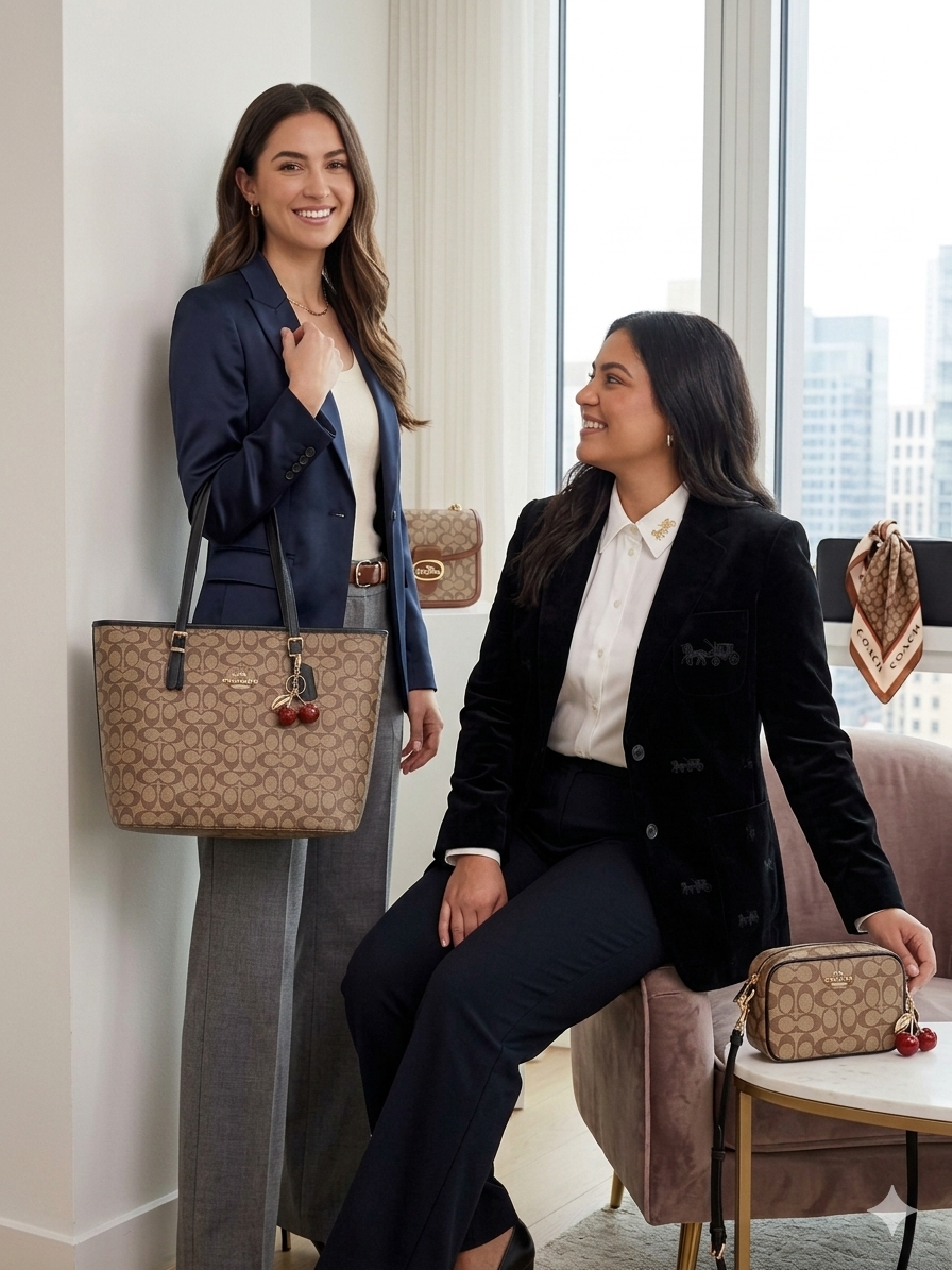 Coach City Tote Bag In Signature Canvas – Sac Cabas Élégant & Pratique