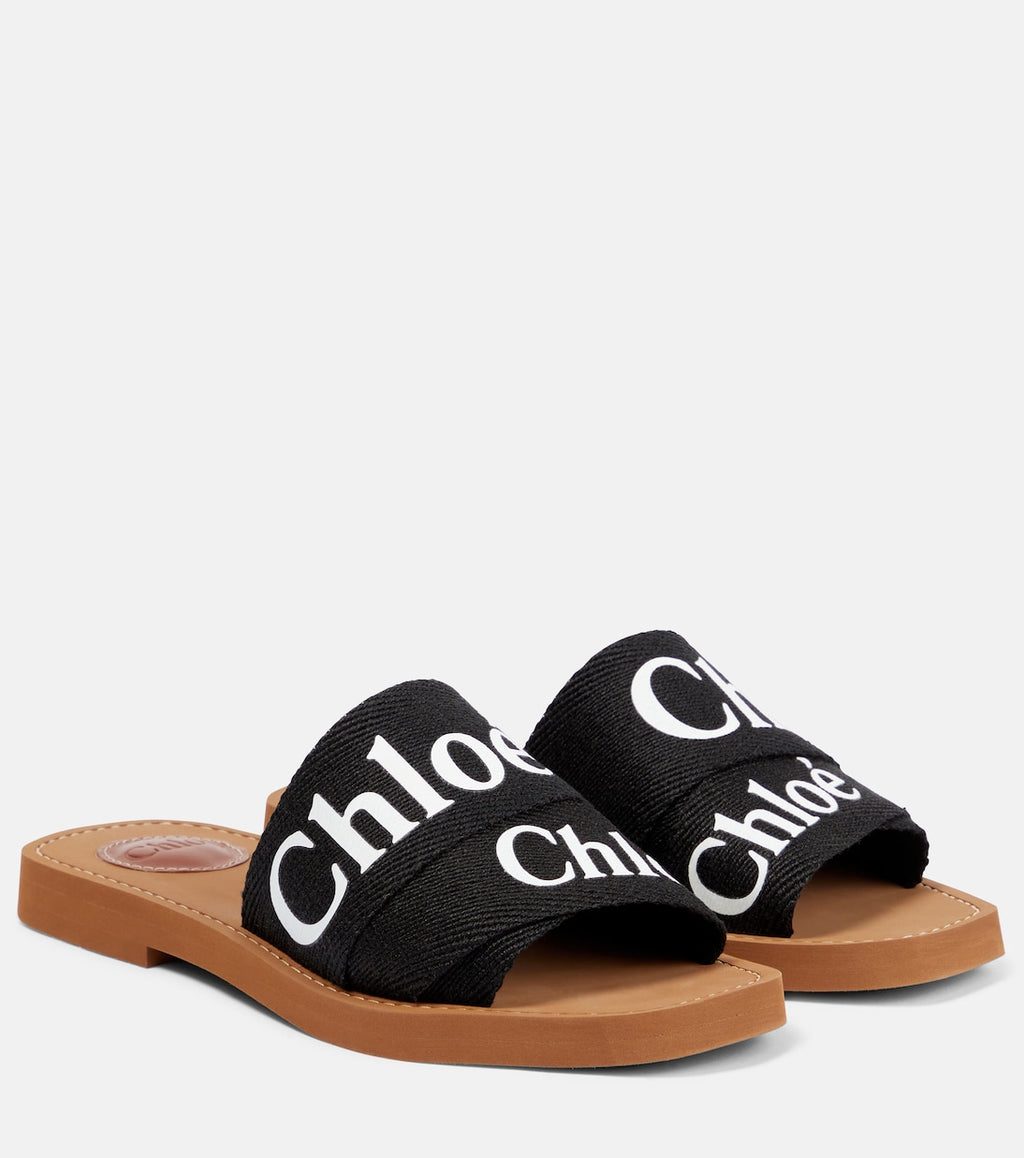 Chloé Woody Slides black