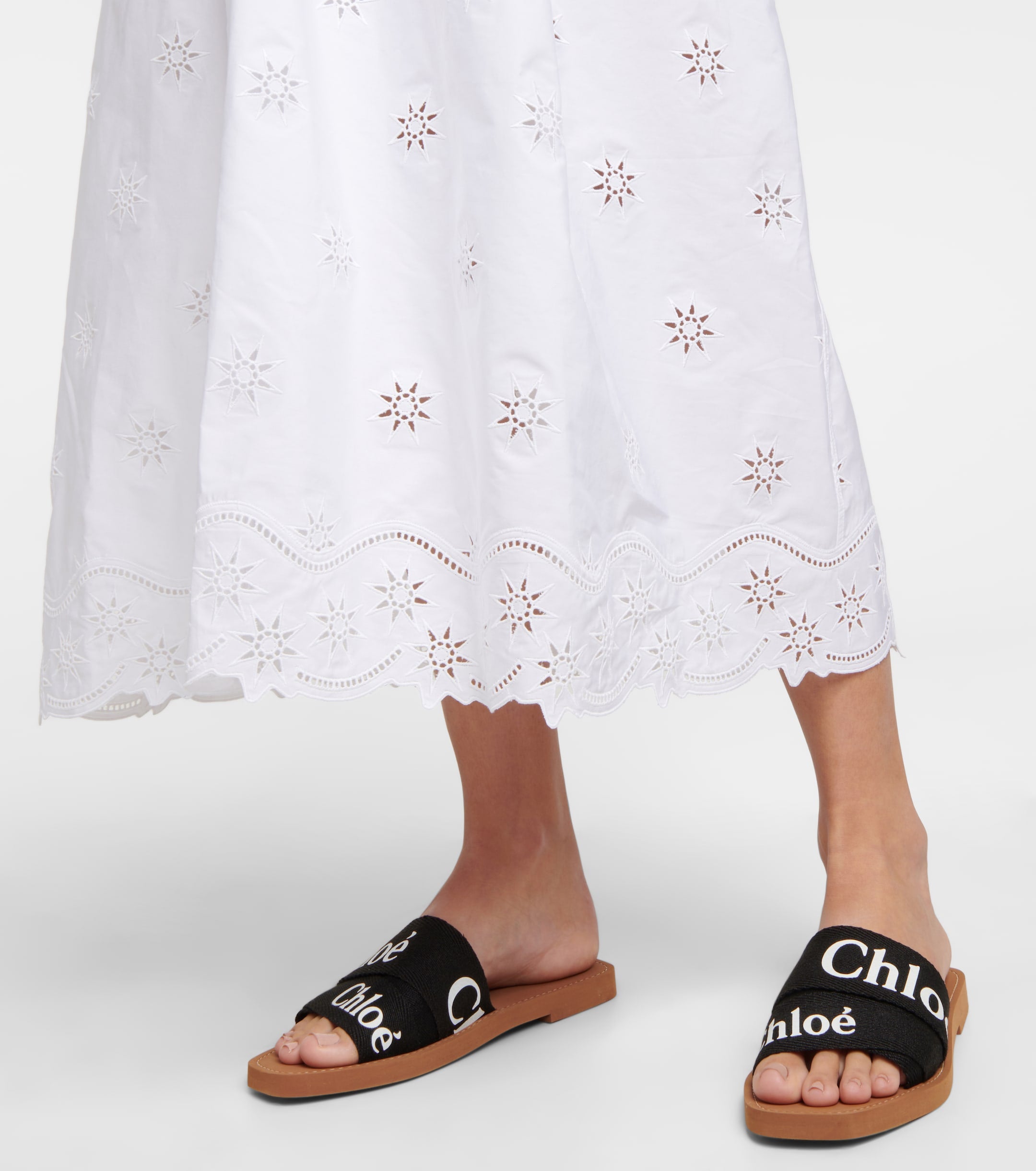 Chloé Woody Slides black